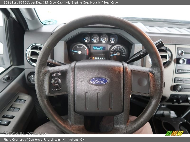 Sterling Grey Metallic / Steel Gray 2011 Ford F250 Super Duty XLT Crew Cab 4x4