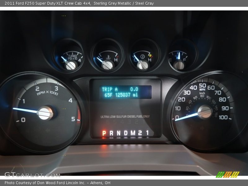 Sterling Grey Metallic / Steel Gray 2011 Ford F250 Super Duty XLT Crew Cab 4x4