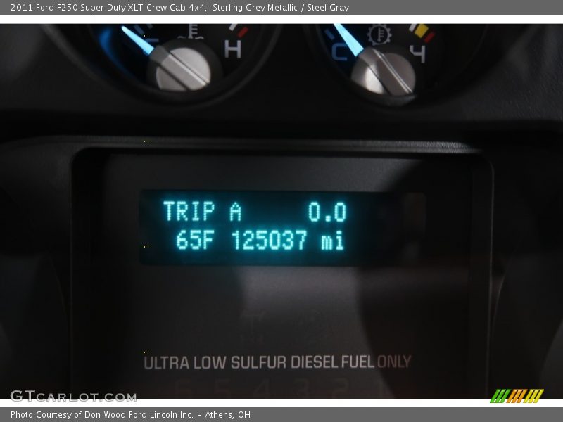 Sterling Grey Metallic / Steel Gray 2011 Ford F250 Super Duty XLT Crew Cab 4x4