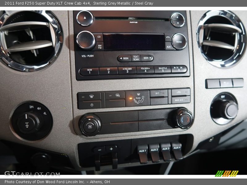 Sterling Grey Metallic / Steel Gray 2011 Ford F250 Super Duty XLT Crew Cab 4x4