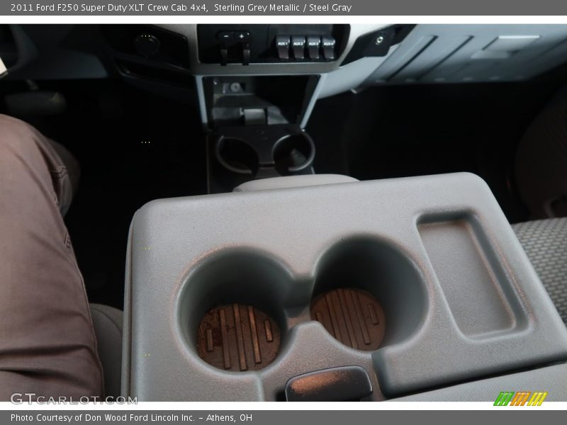 Sterling Grey Metallic / Steel Gray 2011 Ford F250 Super Duty XLT Crew Cab 4x4