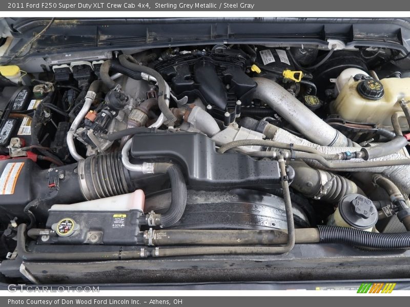Sterling Grey Metallic / Steel Gray 2011 Ford F250 Super Duty XLT Crew Cab 4x4
