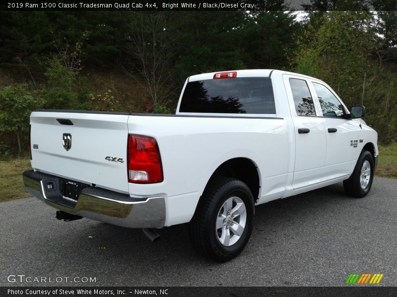 Bright White / Black/Diesel Gray 2019 Ram 1500 Classic Tradesman Quad Cab 4x4