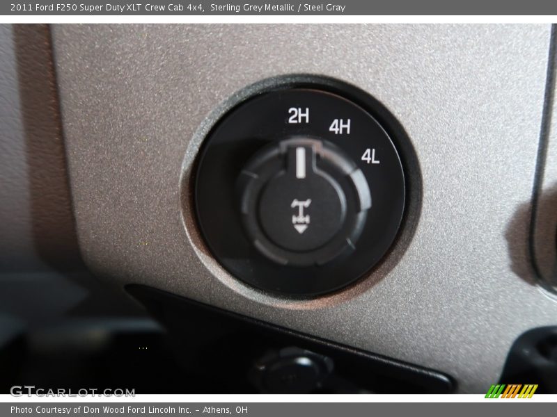 Sterling Grey Metallic / Steel Gray 2011 Ford F250 Super Duty XLT Crew Cab 4x4