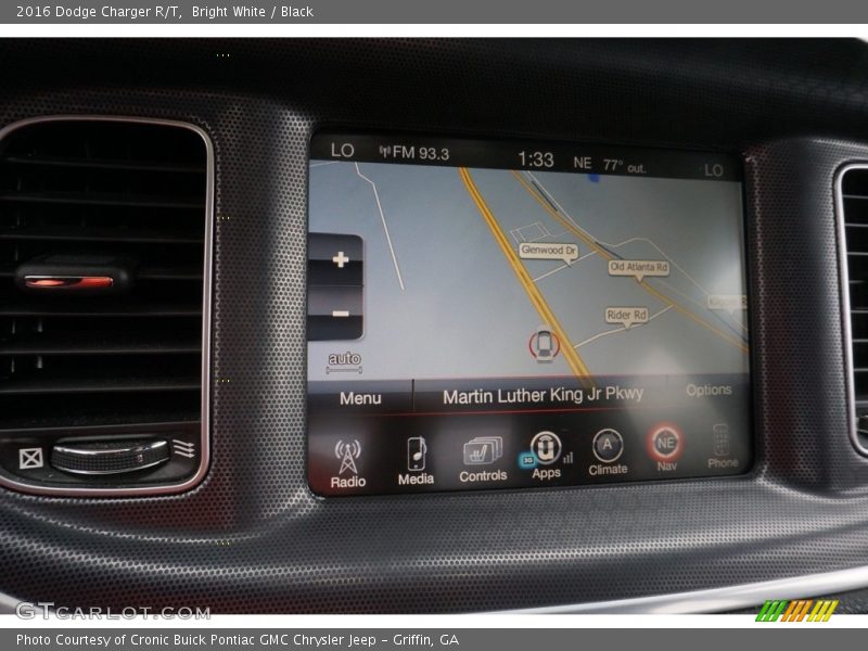 Bright White / Black 2016 Dodge Charger R/T