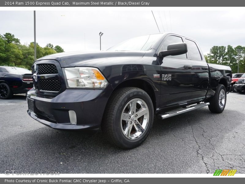 Maximum Steel Metallic / Black/Diesel Gray 2014 Ram 1500 Express Quad Cab