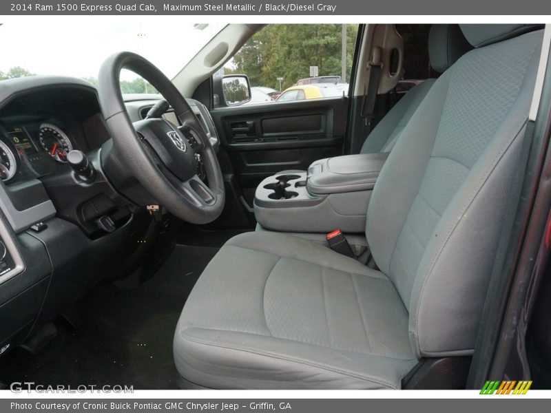 Maximum Steel Metallic / Black/Diesel Gray 2014 Ram 1500 Express Quad Cab