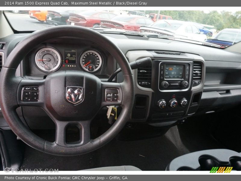 Maximum Steel Metallic / Black/Diesel Gray 2014 Ram 1500 Express Quad Cab
