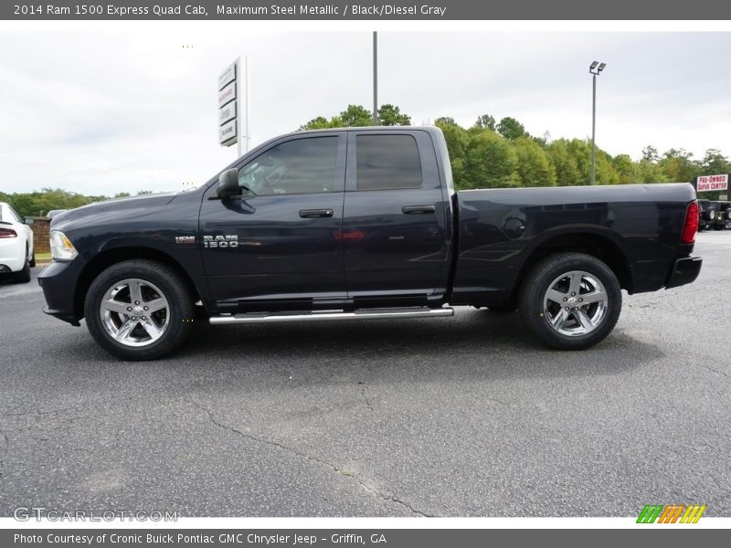 Maximum Steel Metallic / Black/Diesel Gray 2014 Ram 1500 Express Quad Cab