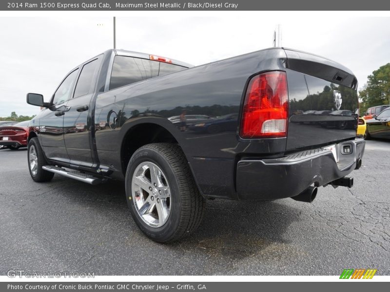 Maximum Steel Metallic / Black/Diesel Gray 2014 Ram 1500 Express Quad Cab