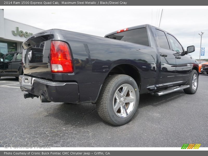Maximum Steel Metallic / Black/Diesel Gray 2014 Ram 1500 Express Quad Cab
