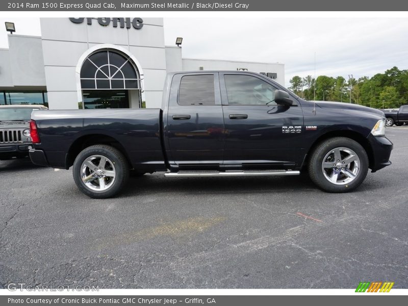 Maximum Steel Metallic / Black/Diesel Gray 2014 Ram 1500 Express Quad Cab