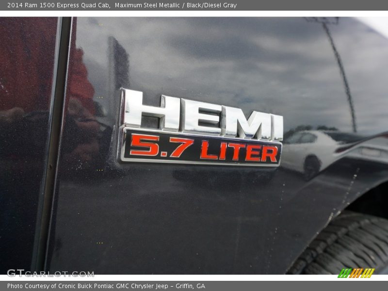 Maximum Steel Metallic / Black/Diesel Gray 2014 Ram 1500 Express Quad Cab