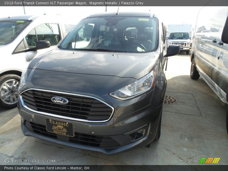Magnetic Metallic / Palazzo Grey 2019 Ford Transit Connect XLT Passenger Wagon