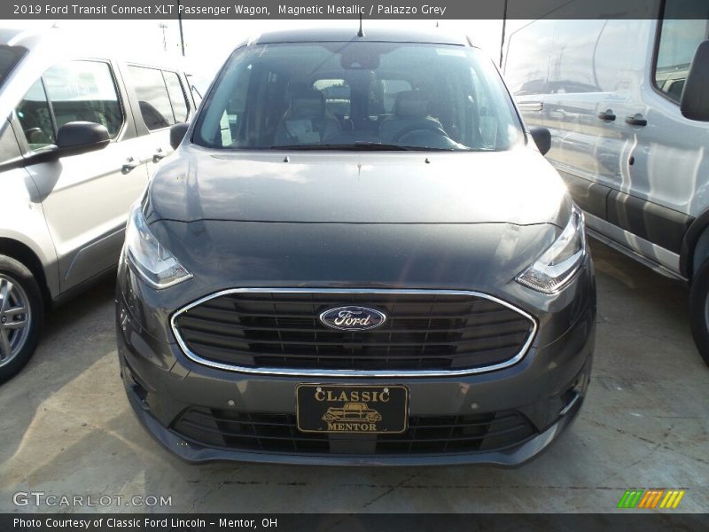 Magnetic Metallic / Palazzo Grey 2019 Ford Transit Connect XLT Passenger Wagon