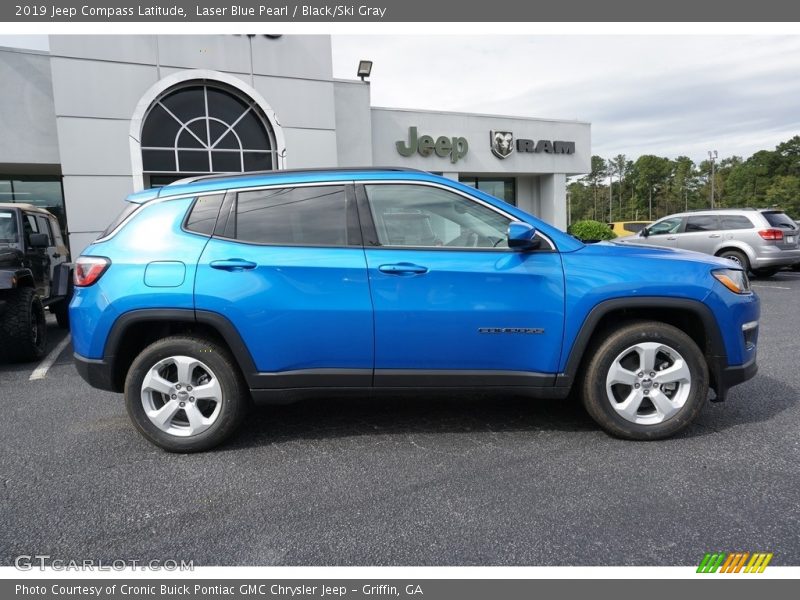  2019 Compass Latitude Laser Blue Pearl