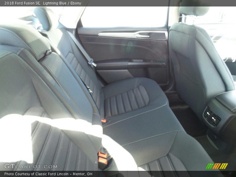 Lightning Blue / Ebony 2018 Ford Fusion SE