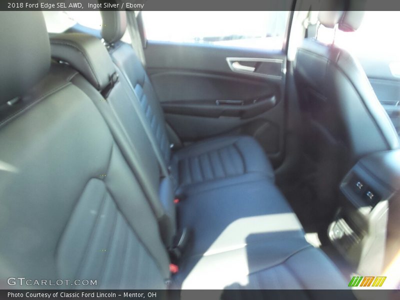 Ingot Silver / Ebony 2018 Ford Edge SEL AWD