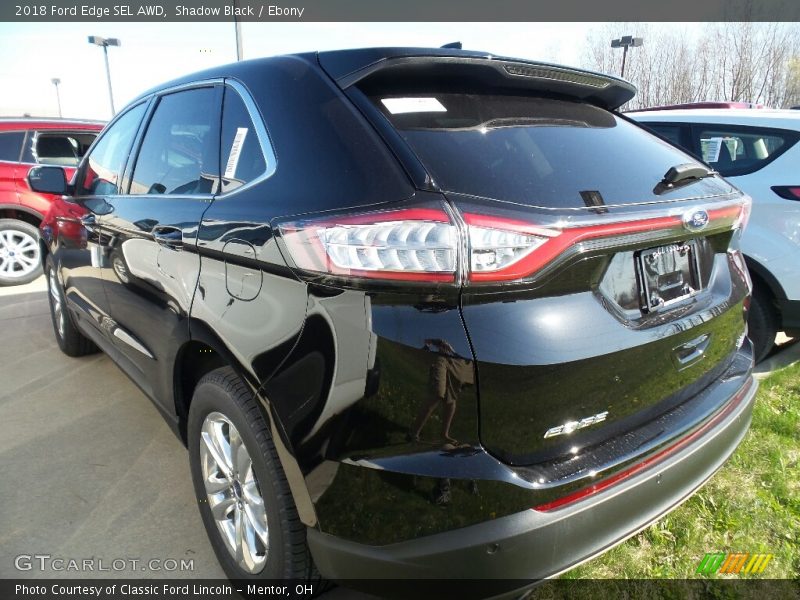 Shadow Black / Ebony 2018 Ford Edge SEL AWD