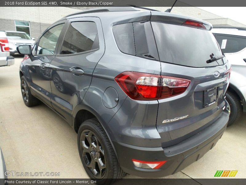 Smoke / Ebony Black/Copper 2018 Ford EcoSport SES 4WD