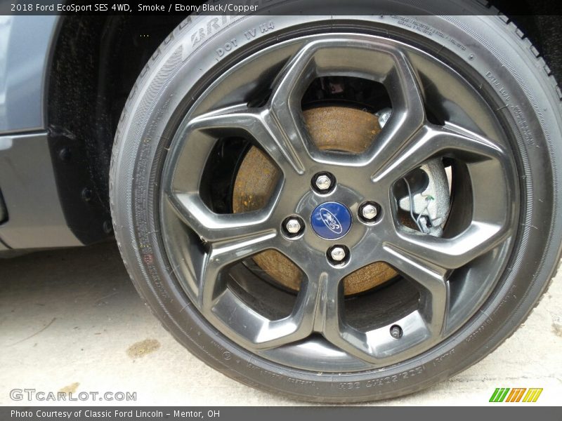 Smoke / Ebony Black/Copper 2018 Ford EcoSport SES 4WD