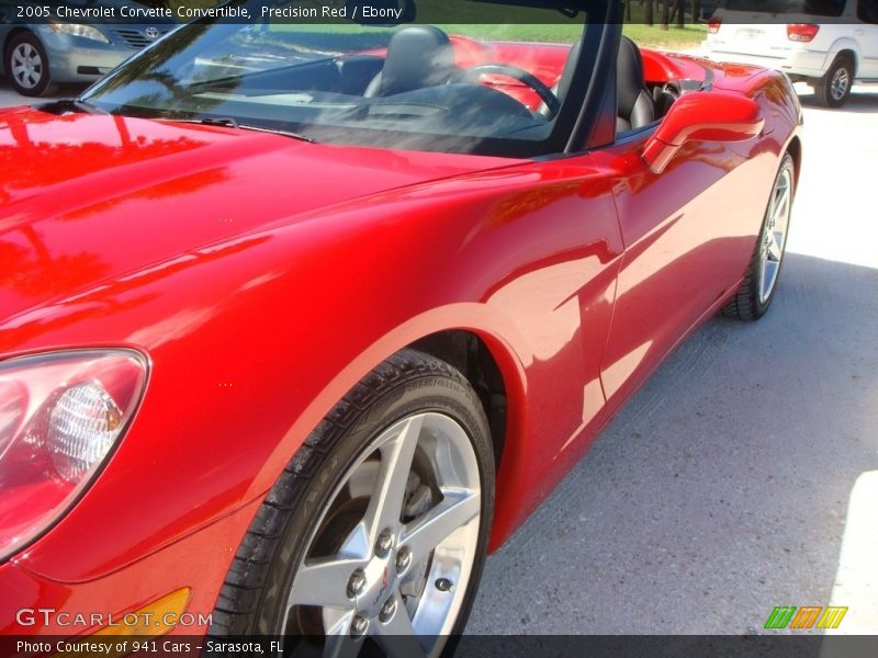 Precision Red / Ebony 2005 Chevrolet Corvette Convertible