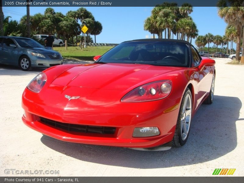 Precision Red / Ebony 2005 Chevrolet Corvette Convertible