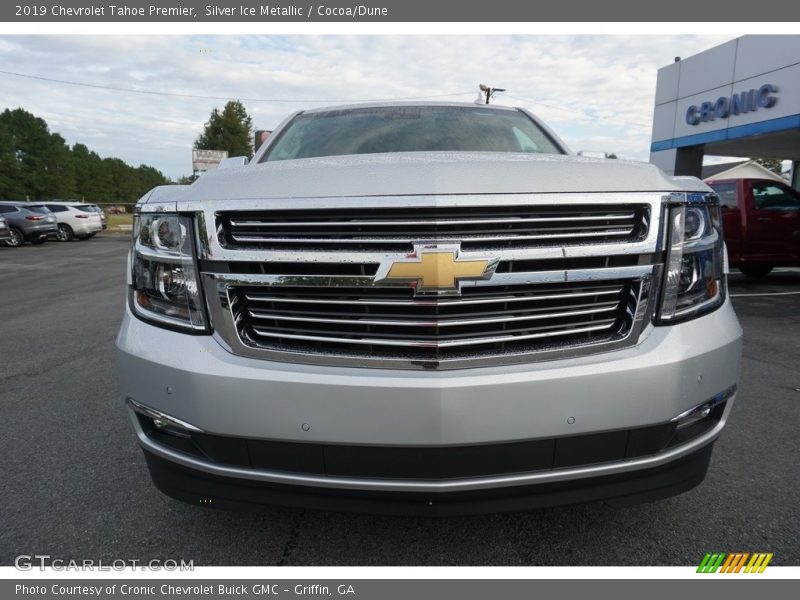 Silver Ice Metallic / Cocoa/Dune 2019 Chevrolet Tahoe Premier