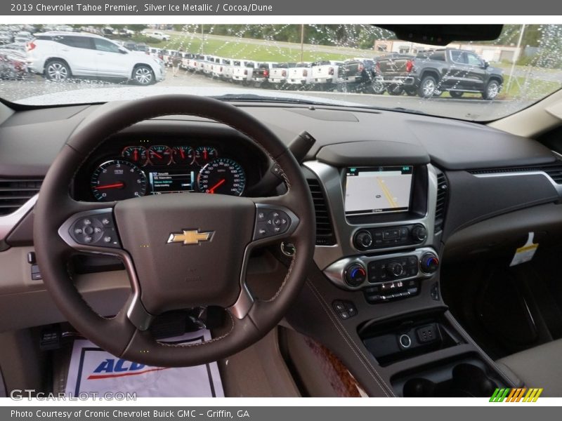 Silver Ice Metallic / Cocoa/Dune 2019 Chevrolet Tahoe Premier