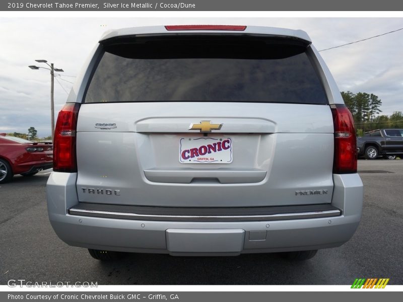 Silver Ice Metallic / Cocoa/Dune 2019 Chevrolet Tahoe Premier