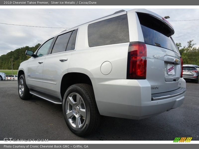 Silver Ice Metallic / Cocoa/Dune 2019 Chevrolet Tahoe Premier