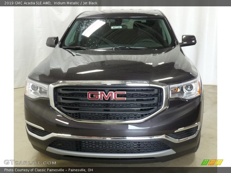 Iridium Metallic / Jet Black 2019 GMC Acadia SLE AWD