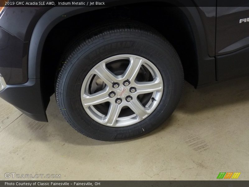 Iridium Metallic / Jet Black 2019 GMC Acadia SLE AWD