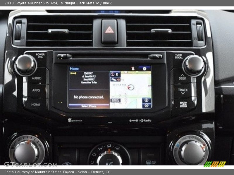 Midnight Black Metallic / Black 2018 Toyota 4Runner SR5 4x4