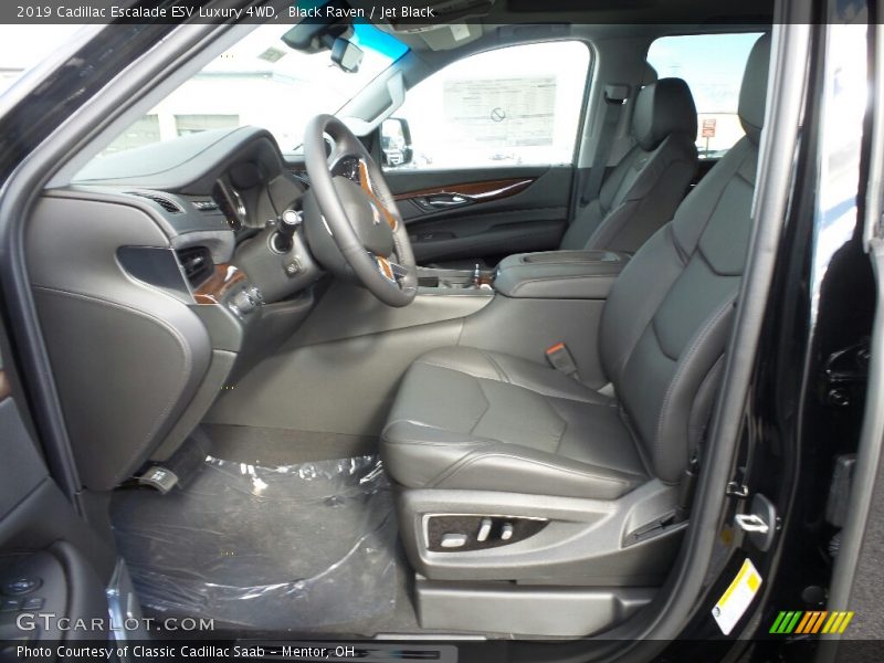  2019 Escalade ESV Luxury 4WD Jet Black Interior