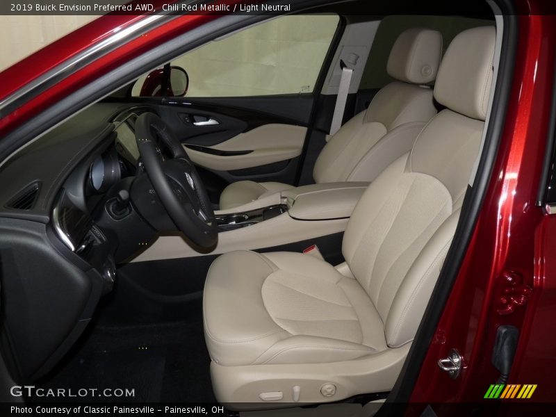 Chili Red Metallic / Light Neutral 2019 Buick Envision Preferred AWD