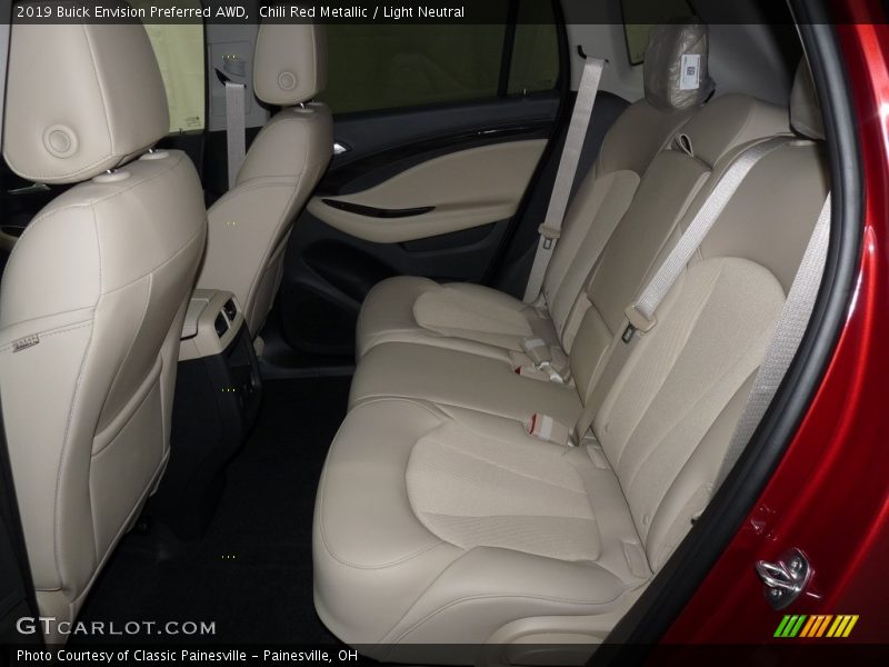 Chili Red Metallic / Light Neutral 2019 Buick Envision Preferred AWD