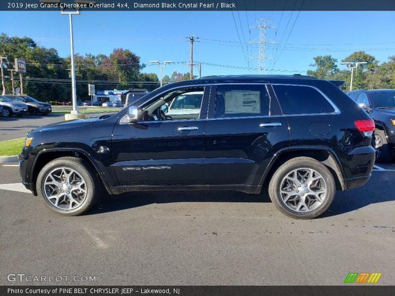  2019 Grand Cherokee Overland 4x4 Diamond Black Crystal Pearl