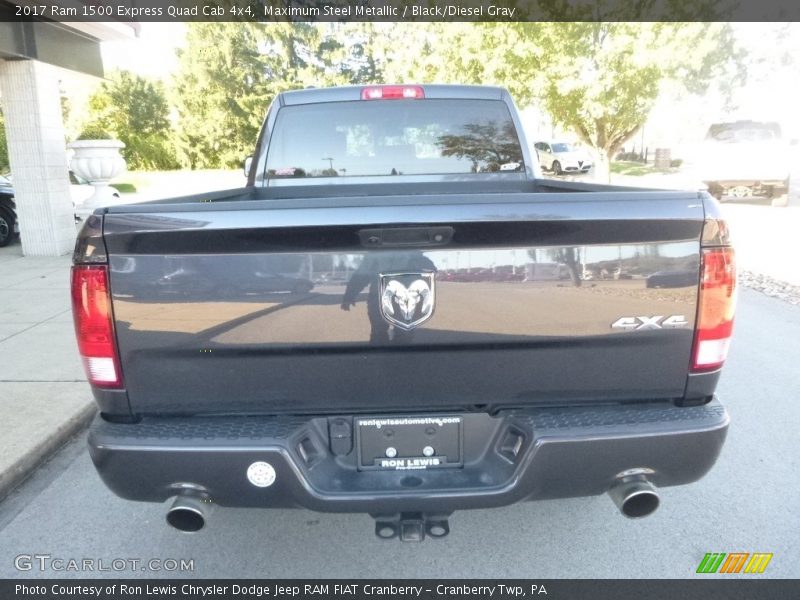 Maximum Steel Metallic / Black/Diesel Gray 2017 Ram 1500 Express Quad Cab 4x4