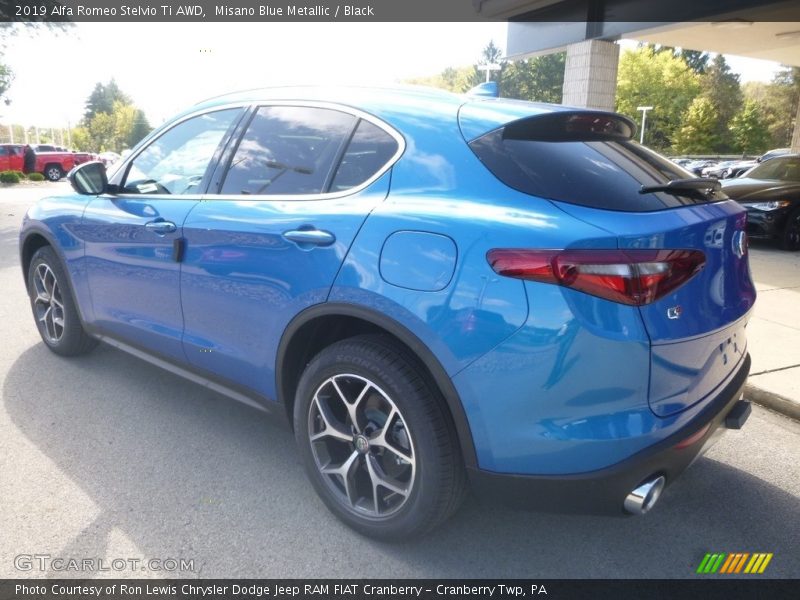 Misano Blue Metallic / Black 2019 Alfa Romeo Stelvio Ti AWD