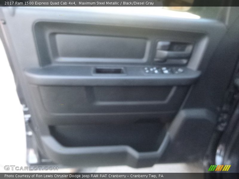 Maximum Steel Metallic / Black/Diesel Gray 2017 Ram 1500 Express Quad Cab 4x4