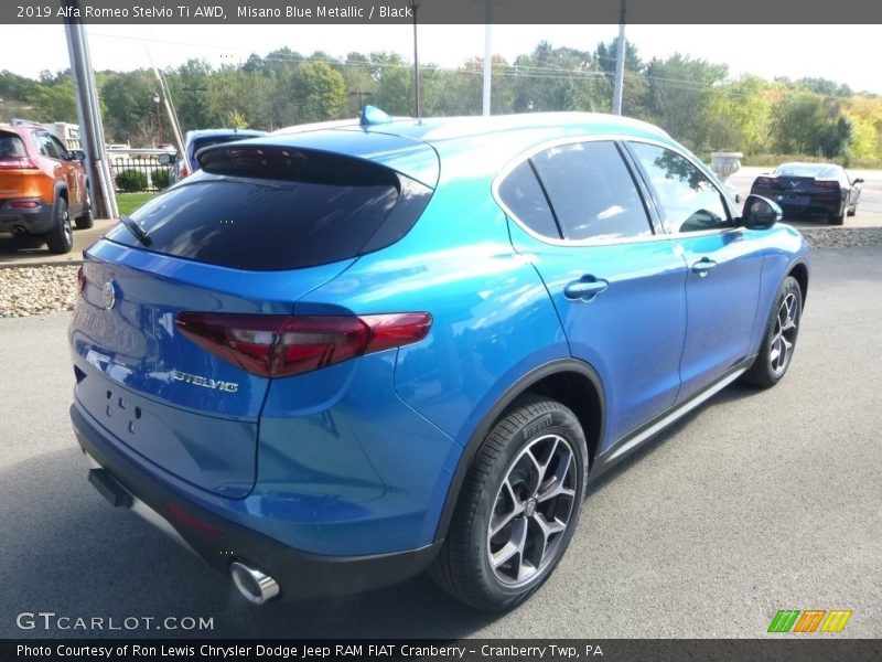 Misano Blue Metallic / Black 2019 Alfa Romeo Stelvio Ti AWD