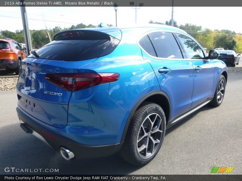 Misano Blue Metallic / Black 2019 Alfa Romeo Stelvio Ti AWD