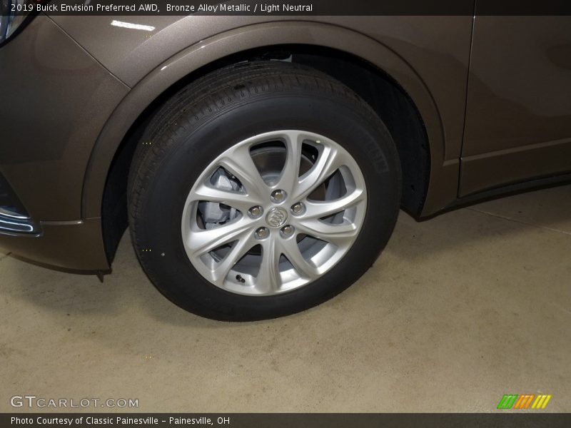 Bronze Alloy Metallic / Light Neutral 2019 Buick Envision Preferred AWD