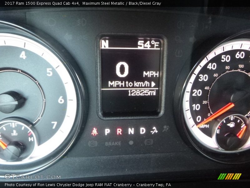 Maximum Steel Metallic / Black/Diesel Gray 2017 Ram 1500 Express Quad Cab 4x4