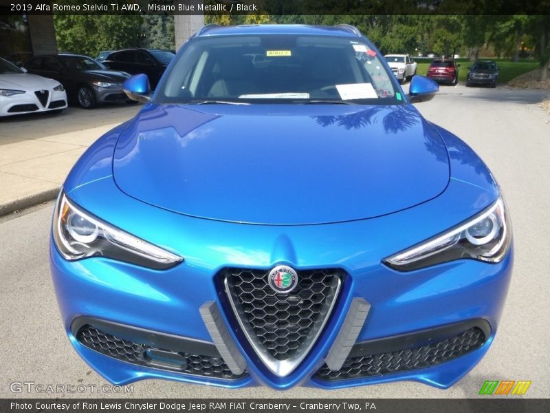 Misano Blue Metallic / Black 2019 Alfa Romeo Stelvio Ti AWD