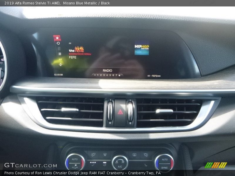 Misano Blue Metallic / Black 2019 Alfa Romeo Stelvio Ti AWD