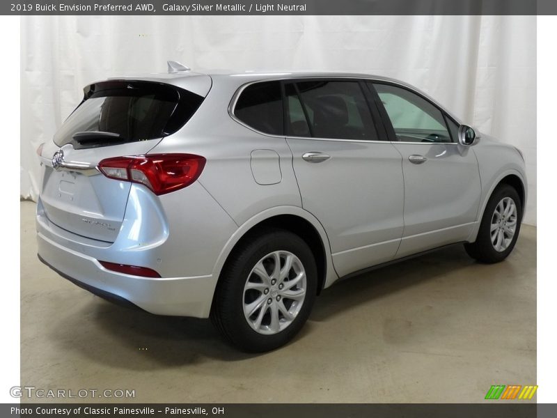 Galaxy Silver Metallic / Light Neutral 2019 Buick Envision Preferred AWD