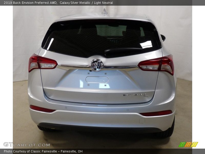 Galaxy Silver Metallic / Light Neutral 2019 Buick Envision Preferred AWD