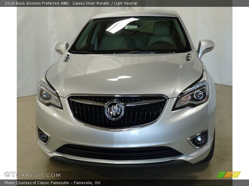 Galaxy Silver Metallic / Light Neutral 2019 Buick Envision Preferred AWD